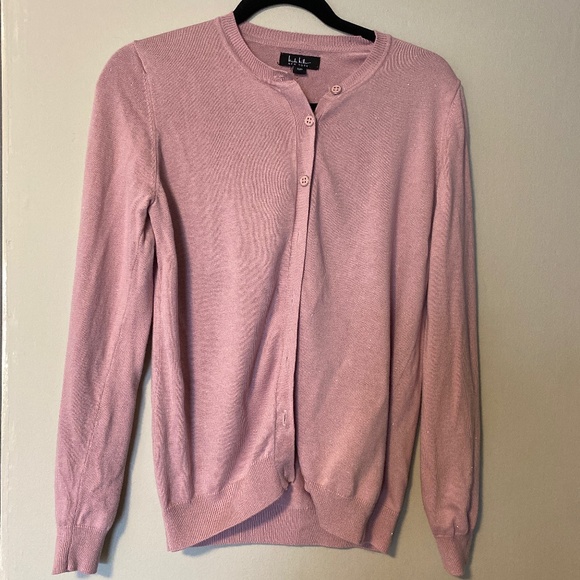 Nicole Miller women cardigan old pink size m - Picture 1 of 6